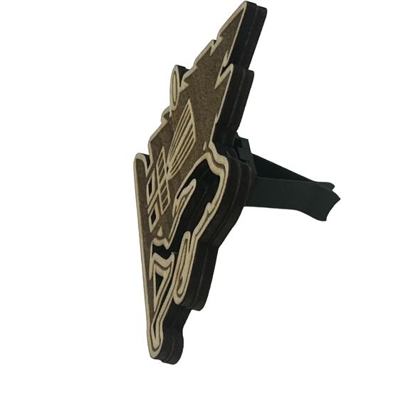 Disc Golf Car Air Freshener Laser Engraved Wood Vent Clip On CHOOSE DESIGN - Picture 8 of 16